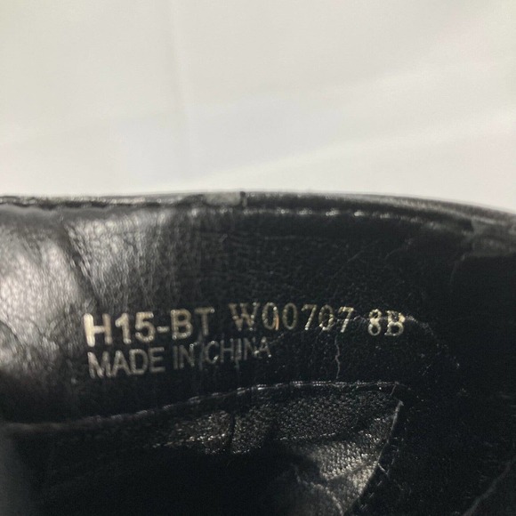 Cole Haan Grand OS Boots Womens Sz 8 Black Leather Chelsea Ankle Block Heel - Picture 7 of 8